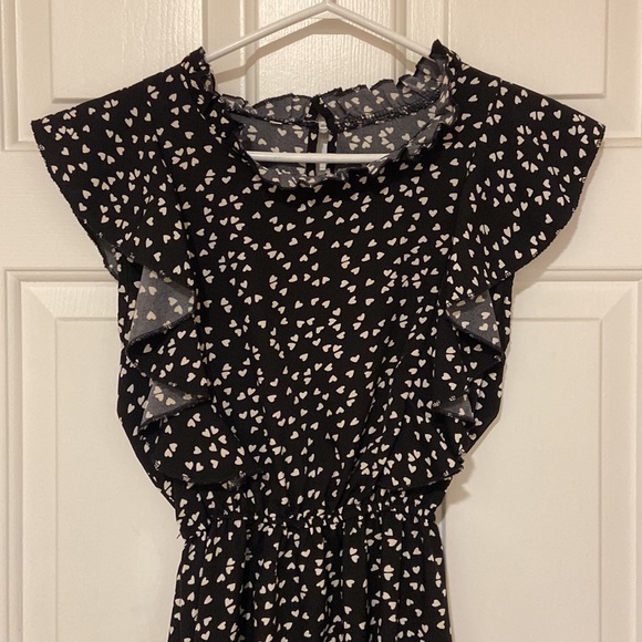 Ruffled midi dress - Picture 2 of 3